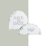 A5 Custom Shape Invitation Card