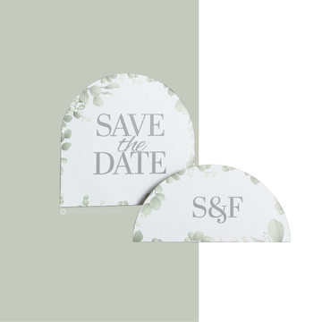 A5 Custom Shape Invitation Card